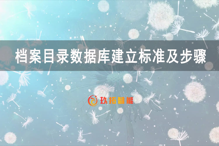 档案目录数据库建立的标准是什么？档案目录数据库建立步骤-玖拓智能