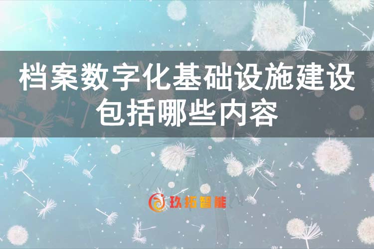 档案数字化基础设施建设包括哪些内容-玖拓智能